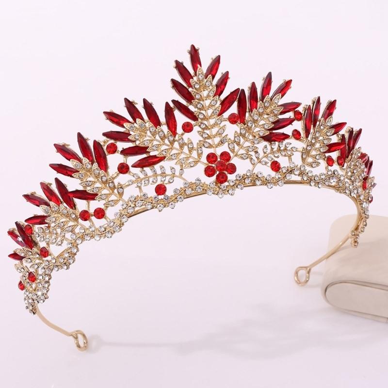 Crystal Wedding Tiaras for Women Queen Crowns Rhinestone Princess Tiaras Hair Accessories Quinceaneras Headpieces