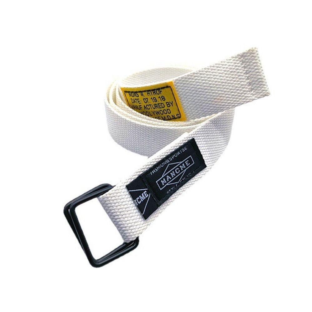 

Design Harajuku Style Square Buckle Women Waist Belt Canvas Belt Corset Belt Adjustable Waistband белый