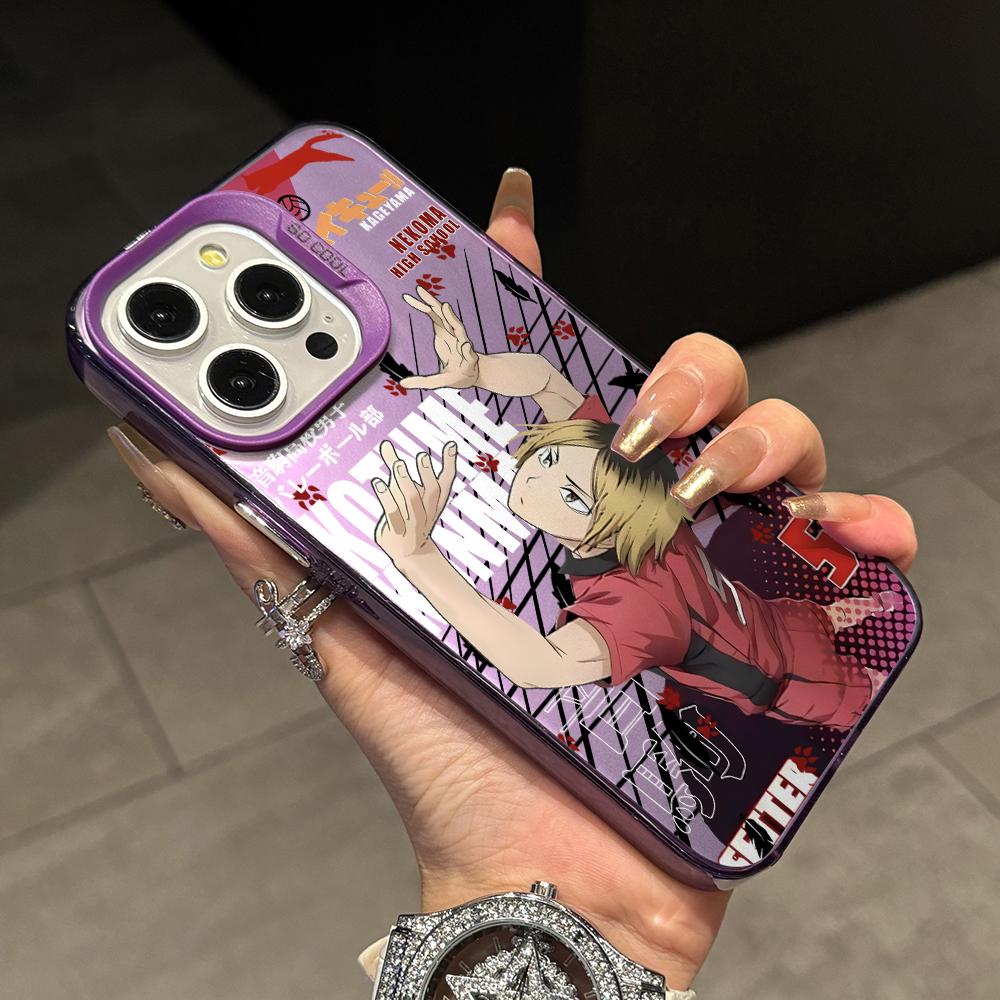 Haikyuu!! Kenma Kozume Phone Case for Xiaomi Redmi 15C 14C 13C 12C 10 Note 15 14 13 12 Pro Plus 4G 5G Silver Hard Cover