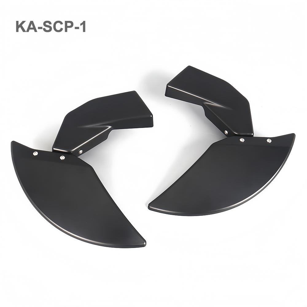 

Motorcycle Air Ducts Side Cover For Kawasaki Ninja ZX-6R 2024+ ABS Black Motorcycle Brake Caliper Radiator Brake Disc Cooler чорний