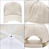 Pure Cotton Hard Top Five Piece Baseball Cap Custom Solid Color Light Plate Big Brim Baseball Cap