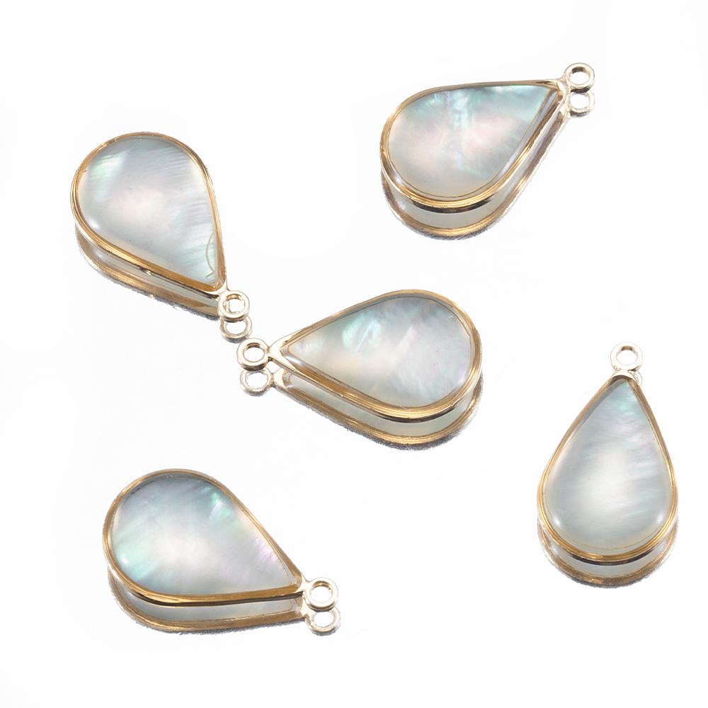 10pcs 5pcs Shell Pendant Heart Star Copper Charms Pendants for DIY Earrings Bracelet Necklace Jewelry Making DIY Components