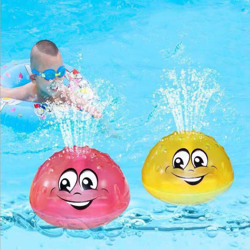 Bath Toys Spray Water Light Rotate with Shower Pool Kids Toys for Children Toddler Bathroom Toys