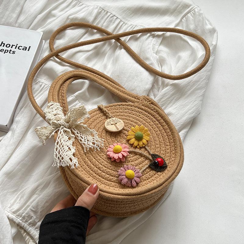 

Сумка ручной работы женская 2024 новая модная соломенная сумка-мессенджер женская дорожная пляжная сумка