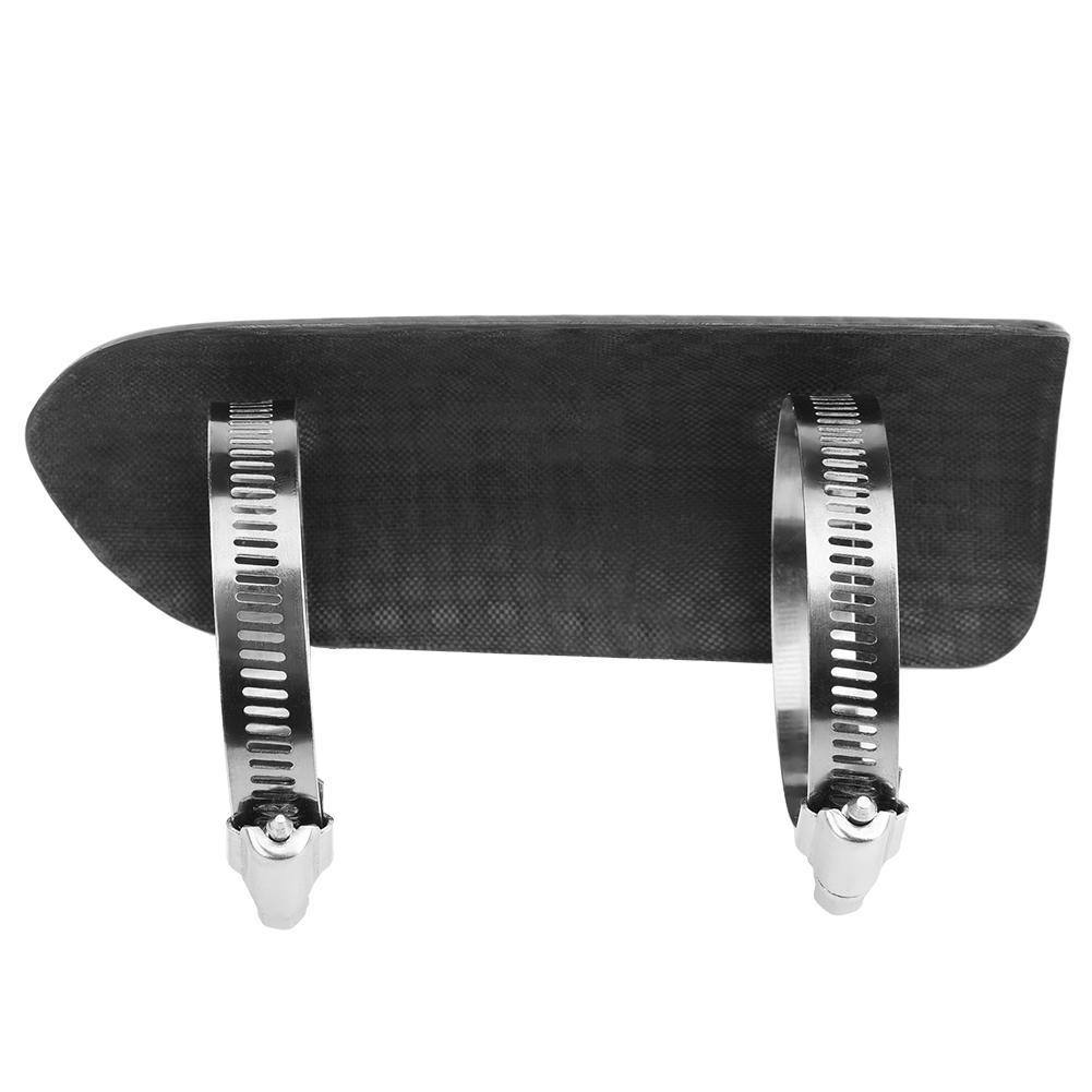 Motorcycle Universal Carbon Fiber Exhaust Middle Pipe Heat Shield Protector Cover Guard