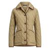 Демисезонная куртка LAUREN RALPH LAUREN 2.9798E+11 бежевого прямого кроя