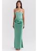 2026 European & American Strapless Sexy Backless Bodycon Evening Gown for Women