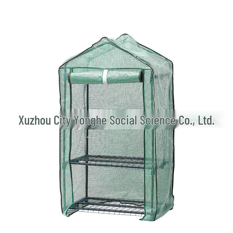 Complete Greenhouse Cover Set: Green Mesh & Transparent PVC Covers for Garden Accessories