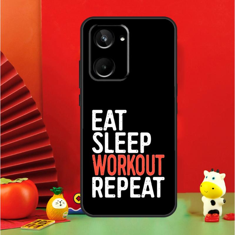 Bodybuilding Gym Fitness For Realme 12 10 9 11 Pro Plus GT5 GT Neo 6 C53 C51 C35 C33 C30 C25s C21Y C31 C67 C55 Case