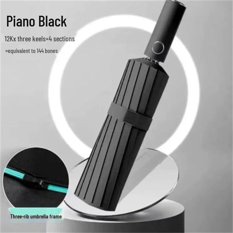 Ximengyuan Fully Automatic 144-Rib Sun/Rain Umbrella, 10-Pack