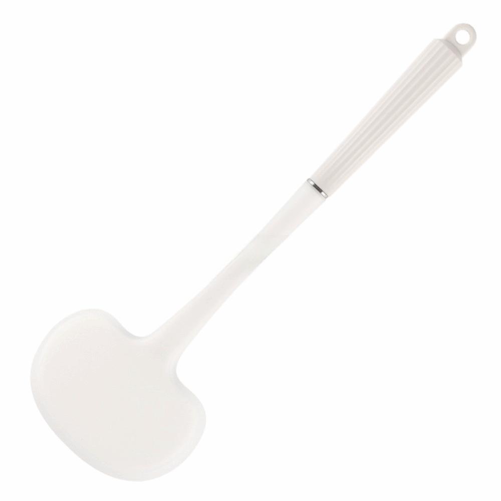 

2in1 Kitchen Stir Fry Spoon Silicone Material Heat Resistant Cooking Spoon Multifunctional Non-Stick Frying Spatula Kitchen Use прозрачный белый