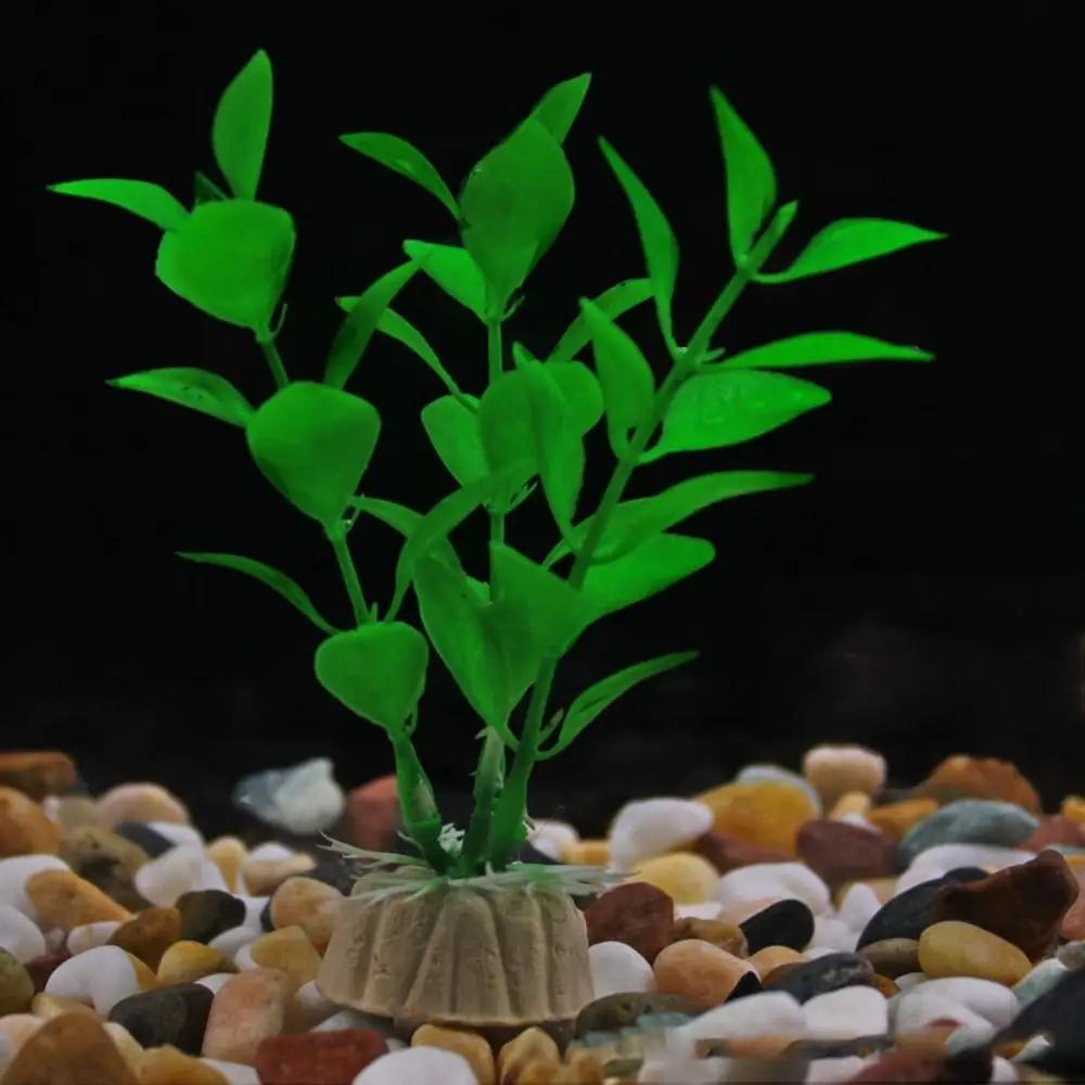 Artificial Aquarium Decor Plants Water Weeds Ornament Plastic Aquatic Plant Fish Tank Decorate Aquarium Accesories