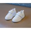 Children's white sneakers, new spring and autumn models, boys' non-slip breathable sneakers, girls' low-top school shoes, versatile baby shoes