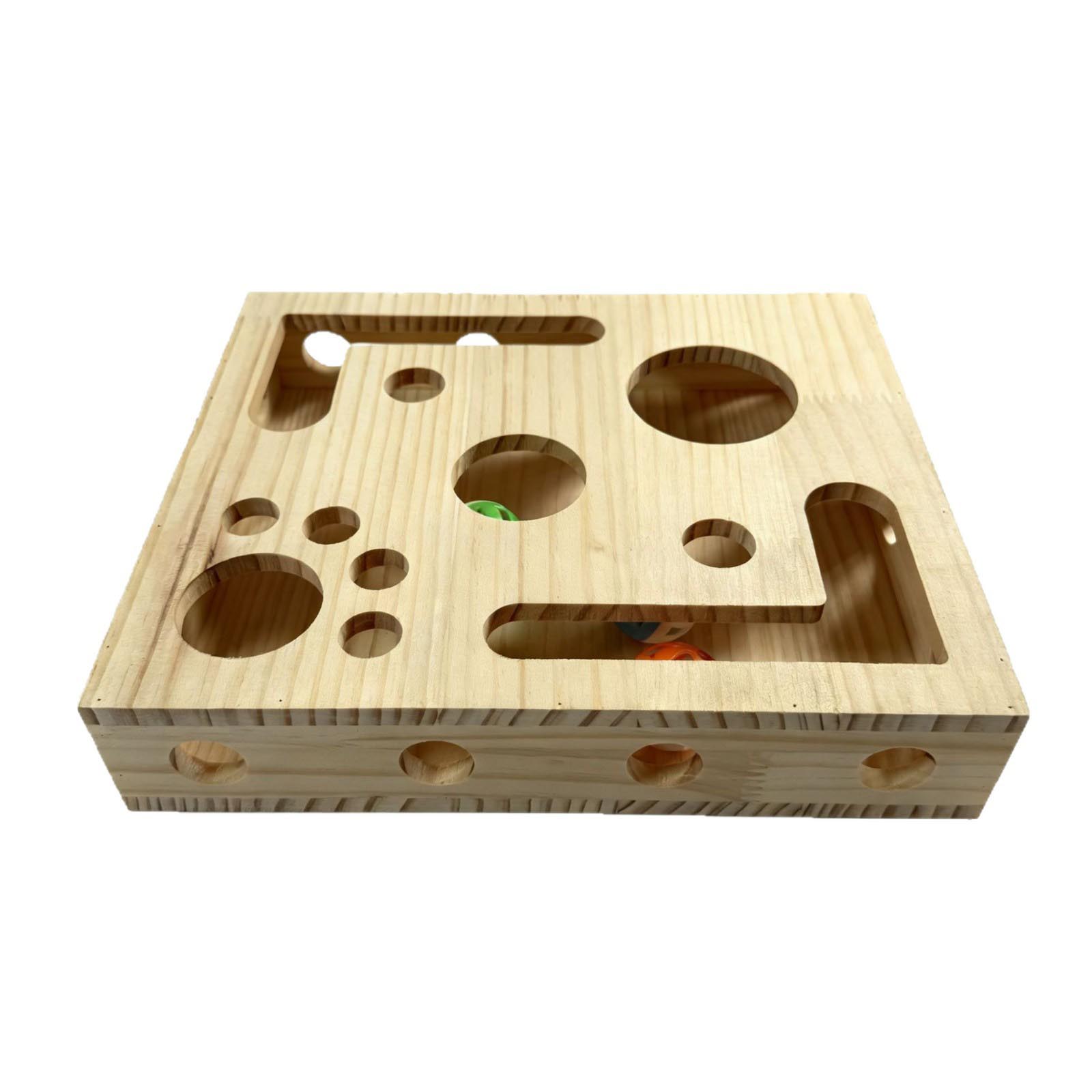 

Nail File Box, Includes A Bell Ball And Sandpaper, A Perfect Gift For Who Hate Nail Trimming; Also A Scratching And Educational Toy Box. One Size