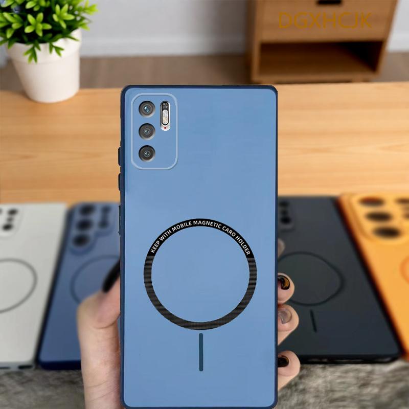 

For Xiaomi Poco M3 Pro Case Poco M3 Pro 5G Phone Case POCO M3 Pro 5G Cover Shookproof Color magnetic hard Silicone back cover Poco M3 Pro 5G