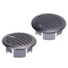 4Pcs 3in/76mm RV Air Louver Ceiling Vent 316 Stainless Steel Boat Ventilation Cover Round Air Vent L