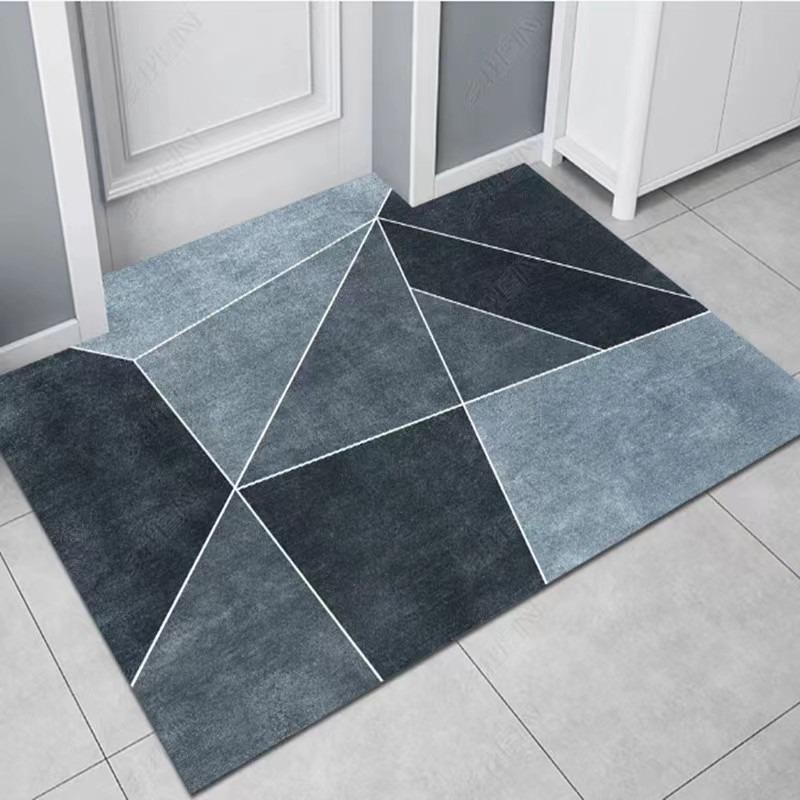 Modern Europe Style Geometry Carpet Living Room Sofa Bedroom Study Kitchen Entrance Door Mat Non-Slip Fashion Home Decor Rug