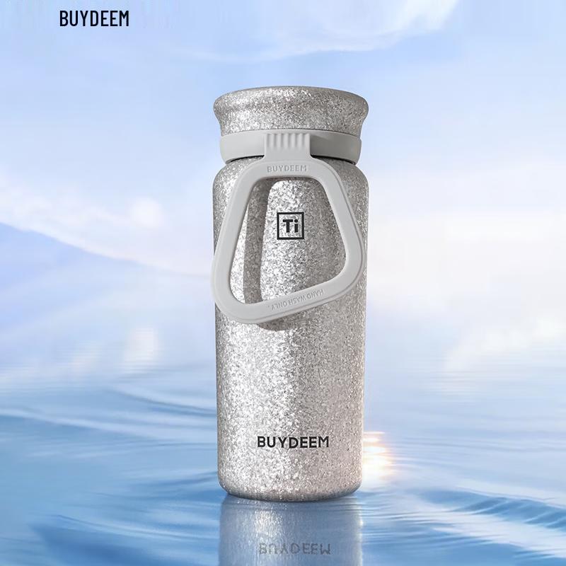 Buydeem T101 Titanium Tea Infuser Insulated Bottle 450ml