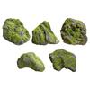 1Pcs Artificial Moss Rocksfake Stone Home Decor Creative Crafts Green Simulation Plant Diy Decoration For Garden Crafting