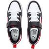 Puma Rebound V6 Lo Ac Versatile Comfortable Low-Top Kids Skate Shoes Kids Skate Shoes Black White Red 404316-02