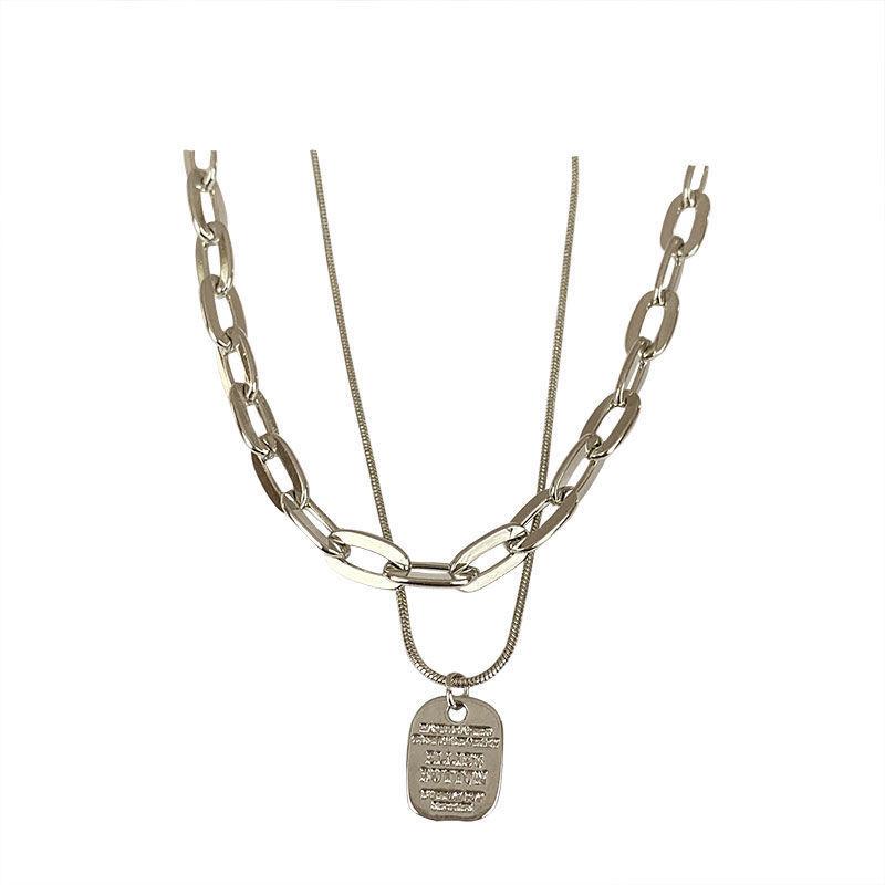 Light luxury fashion high-end design sense niche necklace women's new trend sweater collarbone chain