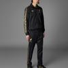 adidas Mexico FMF Gold Track Top Slim Fit Ribbed Stand Collar Full Zip Trefoil Logo Soccer Lifestyle Jacket Men Black Gold JE5335