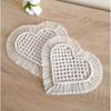 Handmade Cotton Rope Tassel Coaster Bohemian Style Table Mat Coffee Cup Dining Plate Photography Background