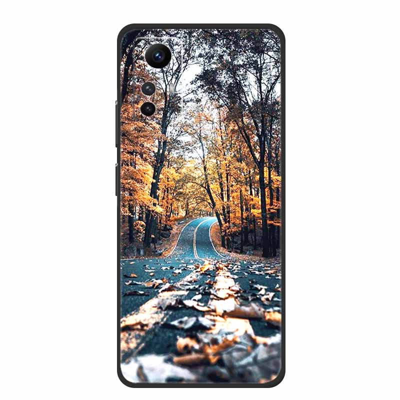 For Xiaomi Redmi Note 12S Case Cool Animals Soft Silicone TPU Phone Case for Redmi Note12S Luminous Butterfly Shockproof Fundas