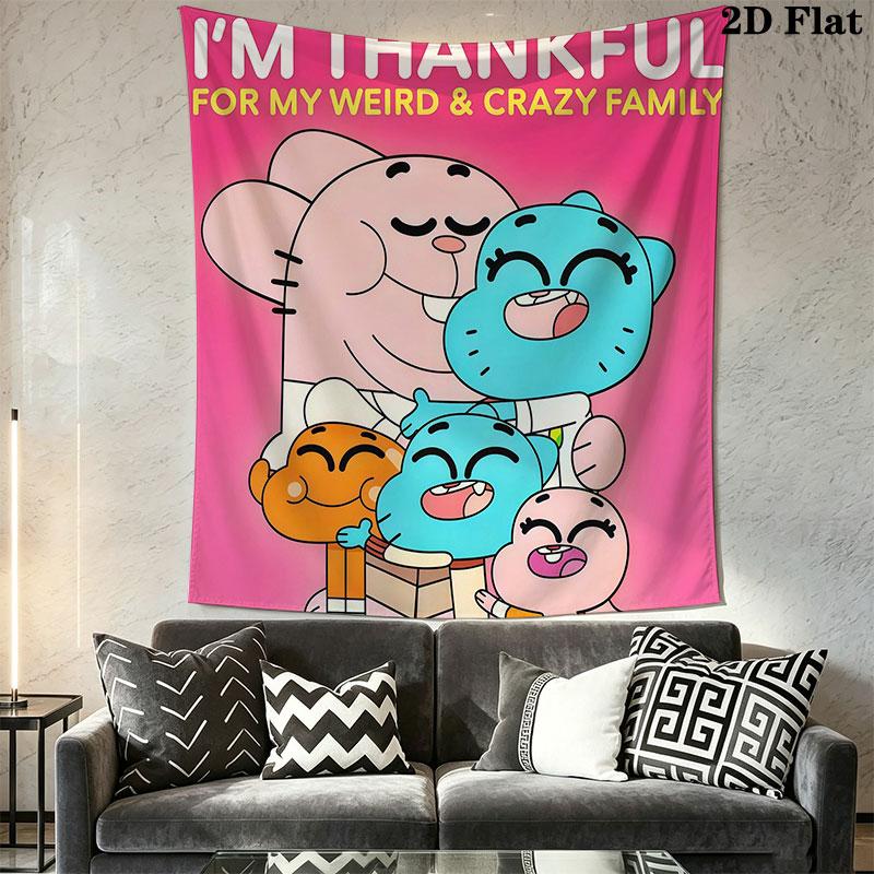 Gumball A Wall Hanging Printed Fabric Blanket Decorative Tapestries for Bedroom Living Room Home Decor