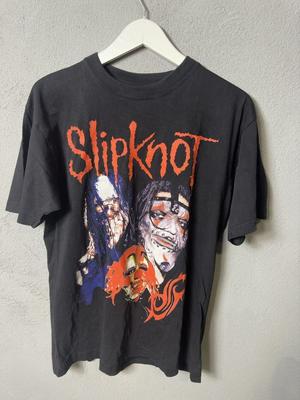 Slipknot Vintage Jaren 90 Retro Stijl Zwart Korte Mouw Unisex T-shirt S-5XL KH10067 Unisex T-shirt