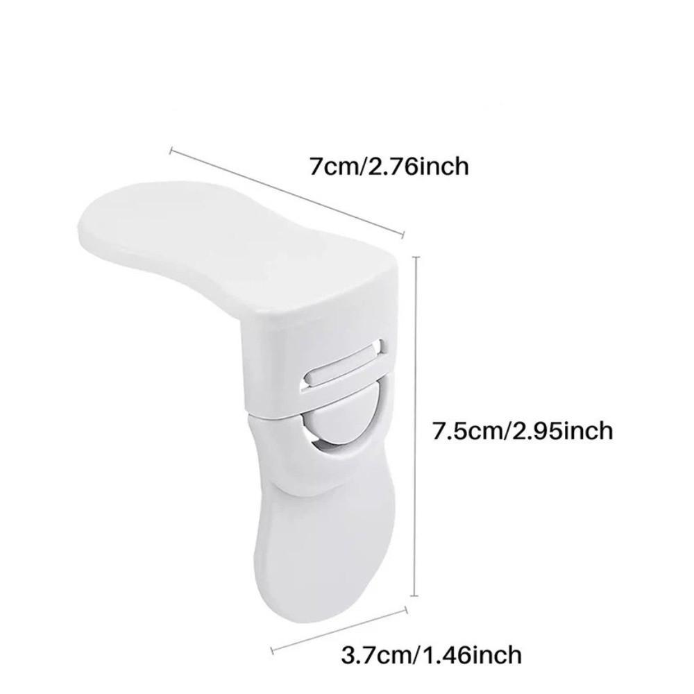 5PCS Anti-Pinching Hand Drawer Lock Self-adhesive Refrigerator Lock Buckle  Cabinet