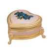 Zinc Alloy Jewelry Storage Holder Heart Shape Vintage Jewelry Organizer Box  For Earrings