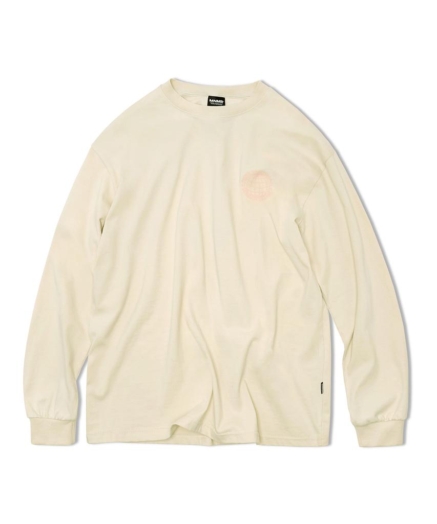 MINIMALPROJECT Phase Oversized Long Sleeve T-Shirt Mlt119 [Beige]