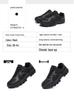 Black Breathable Non-Slip Training Shoes with Thick Wear-Resistant Sole for Outdoors, Running, and Couples