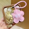 999 Fine Gold Miffy Rabbit Pendant Keychain - Year of the Horse Gift for Mobile Phones, Live Streaming & Traffic Generation