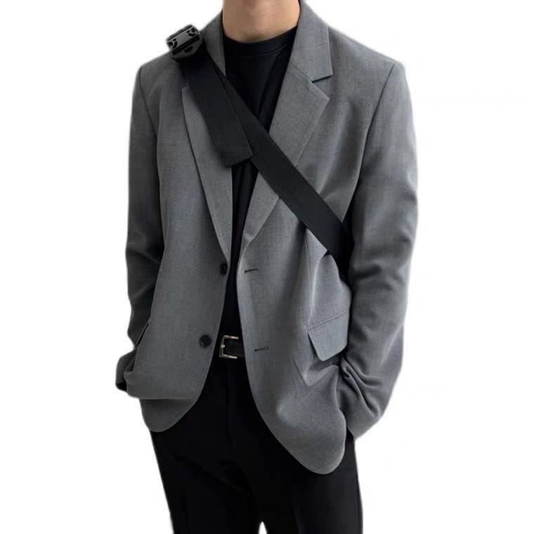 

Men s Spring/Autumn 2025 Korean Trend Light Casual Loose Blazer 3XL