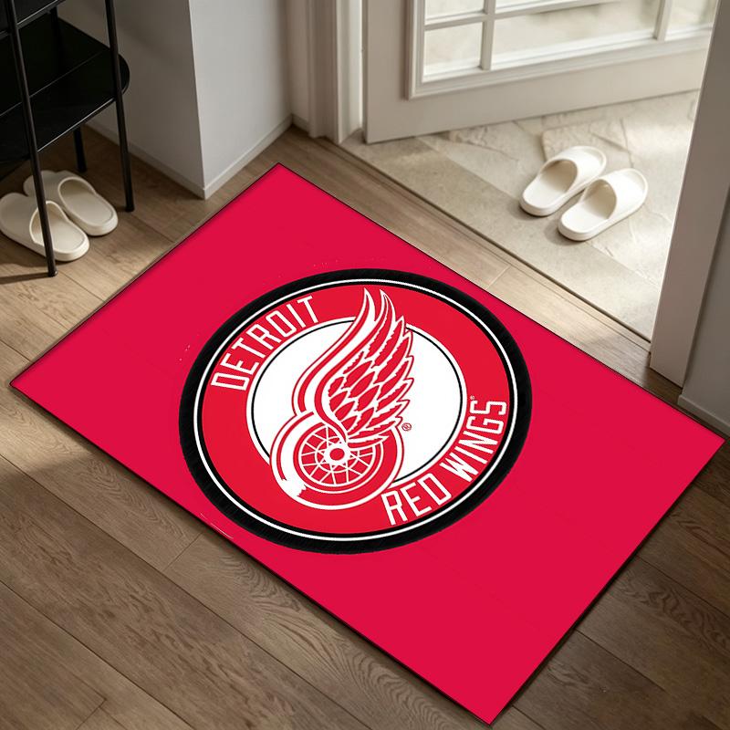 Detroit Red Wings A rug suitable for office chair areas living rooms and computer desks perfect for home offices and an ideal holiday gift
