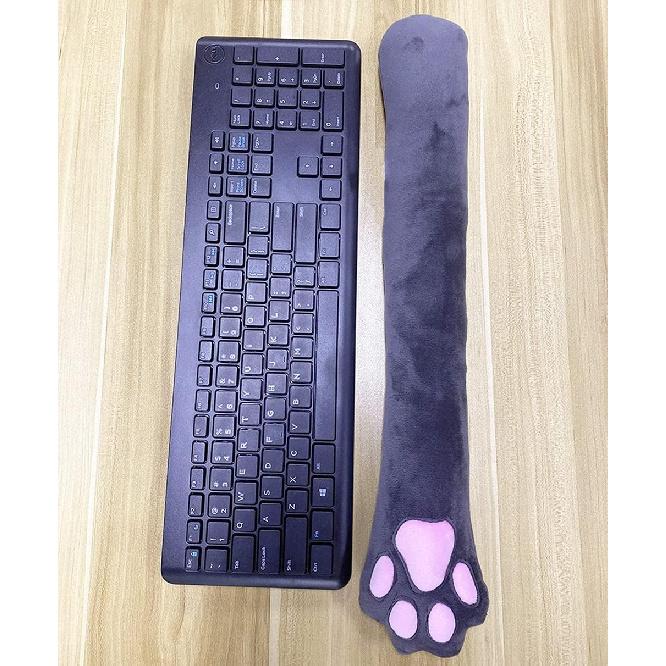 Sizikato Soft Plush Cat Paw Keyboard Wrist Rest, Wrist Support Pads for Keyboard.