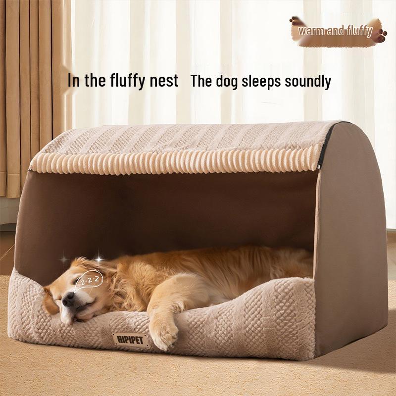 Autumn & Winter Deep Sleep Pet Bed for Large Dogs & Cats