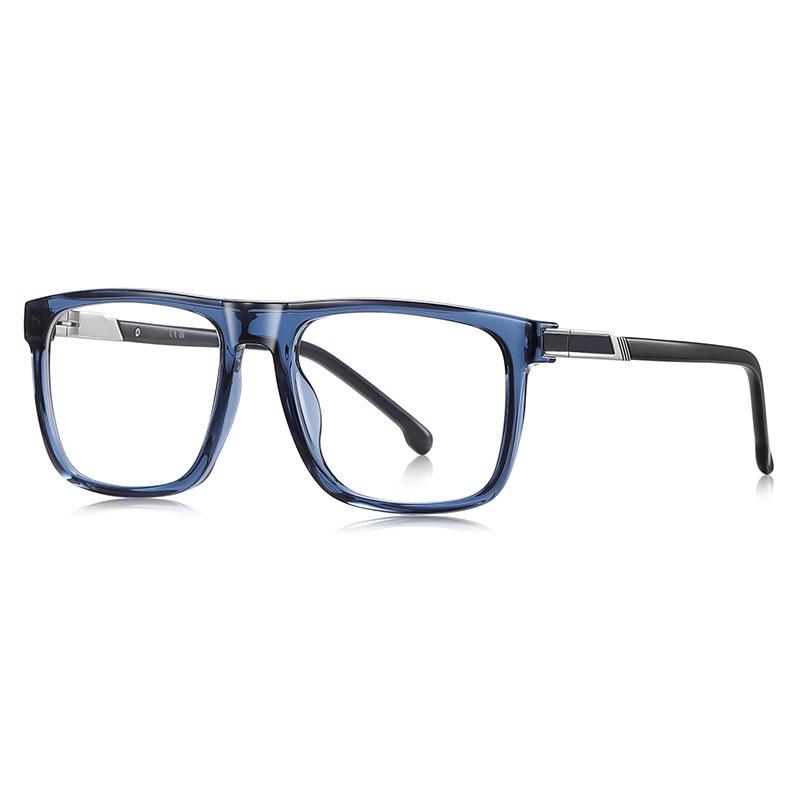 TR90 Big Square Reading Glasses For Men Blue Light Blocking Transparent Presbyopia Glasses Lightweight Durable