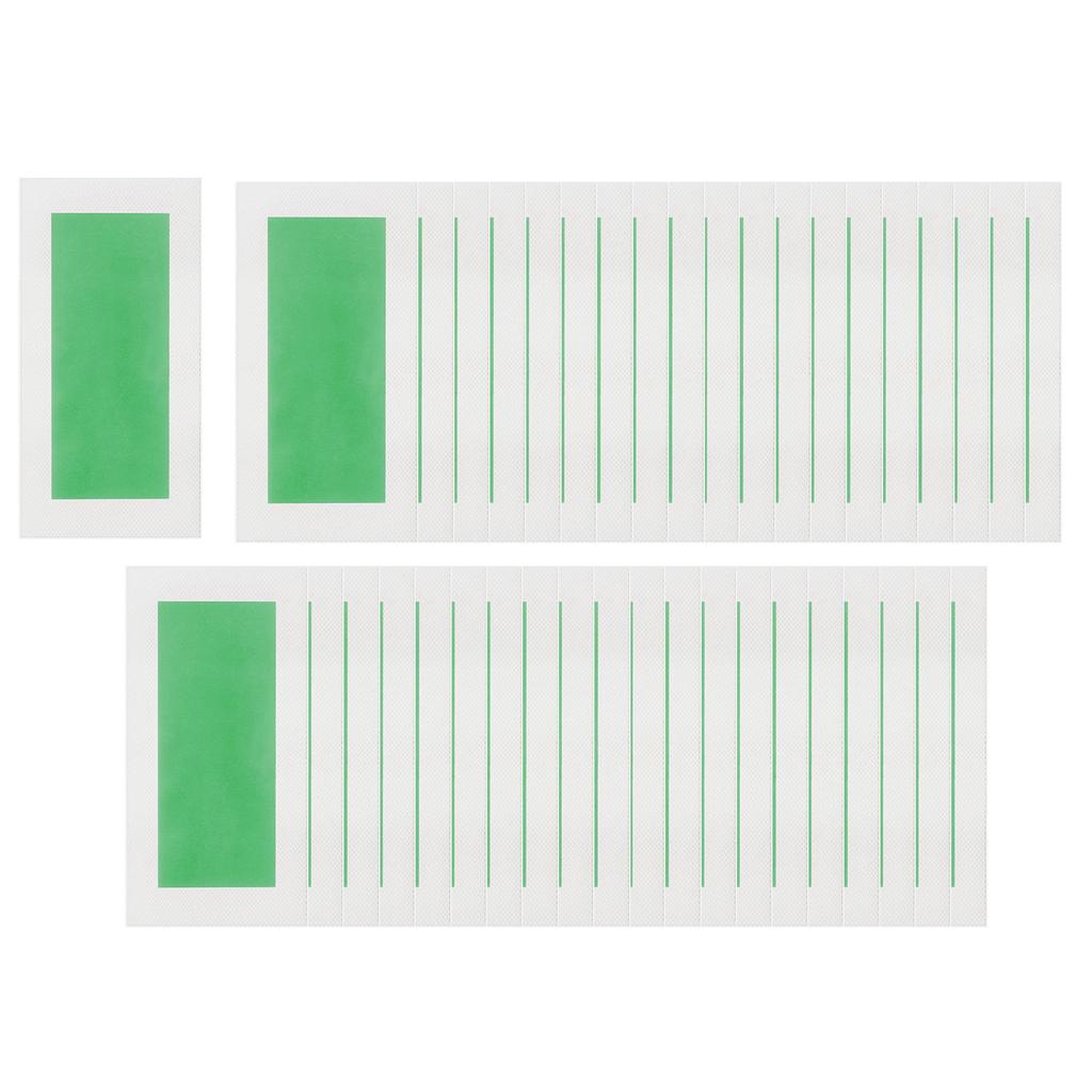 40x Hair Removal Wax Strips Double Sided Waxing Paper Removal Strips Home Waxing Set for Body Lip Eyebrow Underarm Face Bikini