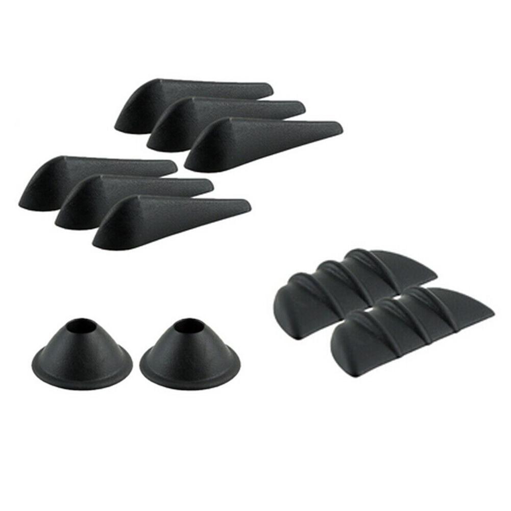 Brand New Exquisite High Quality Car Wind Noise Spoiler Sticker 10Pcs Black Fairing Body Reduction Plastic Most Cars