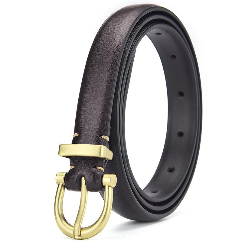 Women's High-End Fashion Leather Belt - Casual, Student, Workplace Waist Accessory