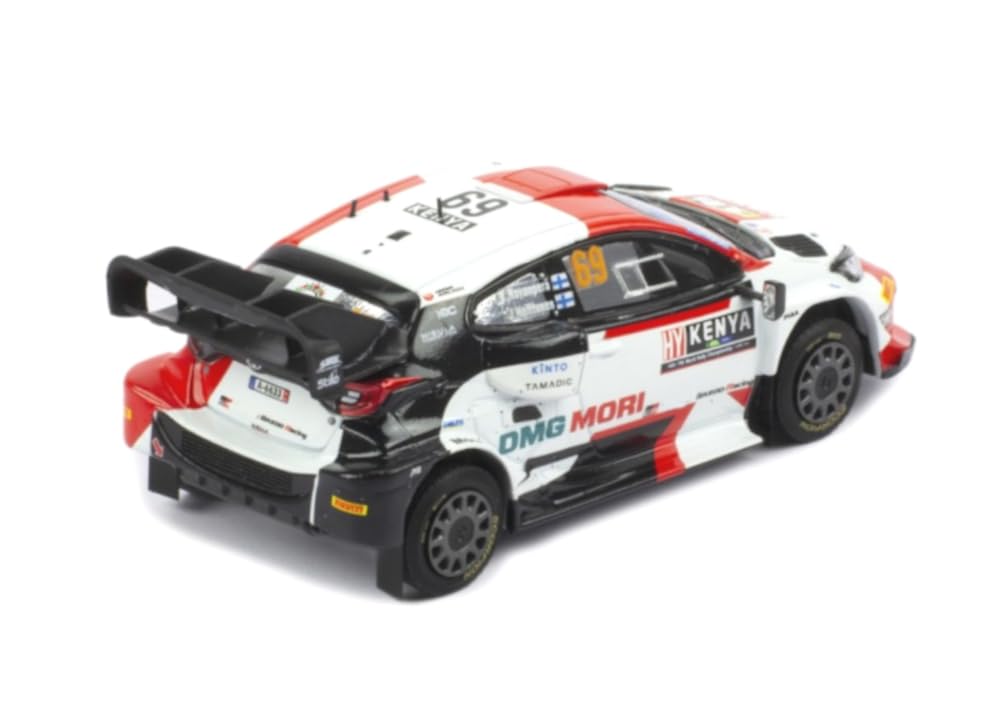 Ixomodel B Toyota GR Yaris RALLY1 22 Safari Winner #69 K.Rovanperä/J.Halttunen 1/43 Scale Model RAM856