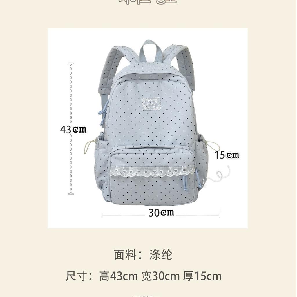 Schoolbag College Style Small Fresh Girl Shopping Travel Small Backpack Korean Ins High Value Junior High School Student Backpack