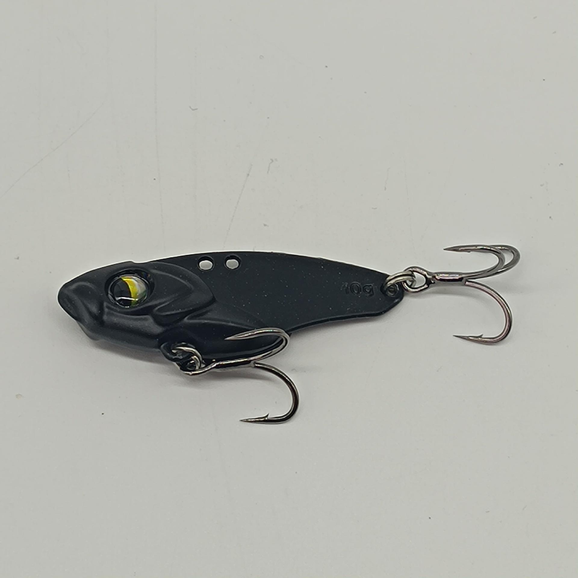 

Bionic Vib Lure Metal Spinner: Long Cast Fish-Attracting Fake Bait for Bass. 5g, No Hooks