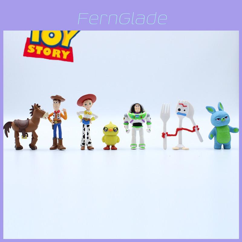 Cartoon Toy Figure From Toy Story Woody And Jessie Cake Decoration