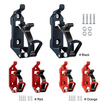 2 peças de Suportes de Montagem Acessórios Suporte de Pá de Liberação Rápida para Rack de Teto Braçadeira de Metal Borracha Kit de Montagem na Parede Acessórios para Carro