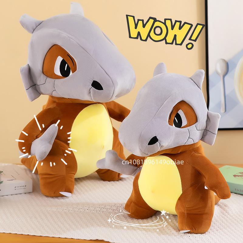 80cm Super Big Size Pokemon Cubone Anime Plush Stuffed Doll Plush Animal Comfortable Soft Doll Children Birthday Gift Anime Toy