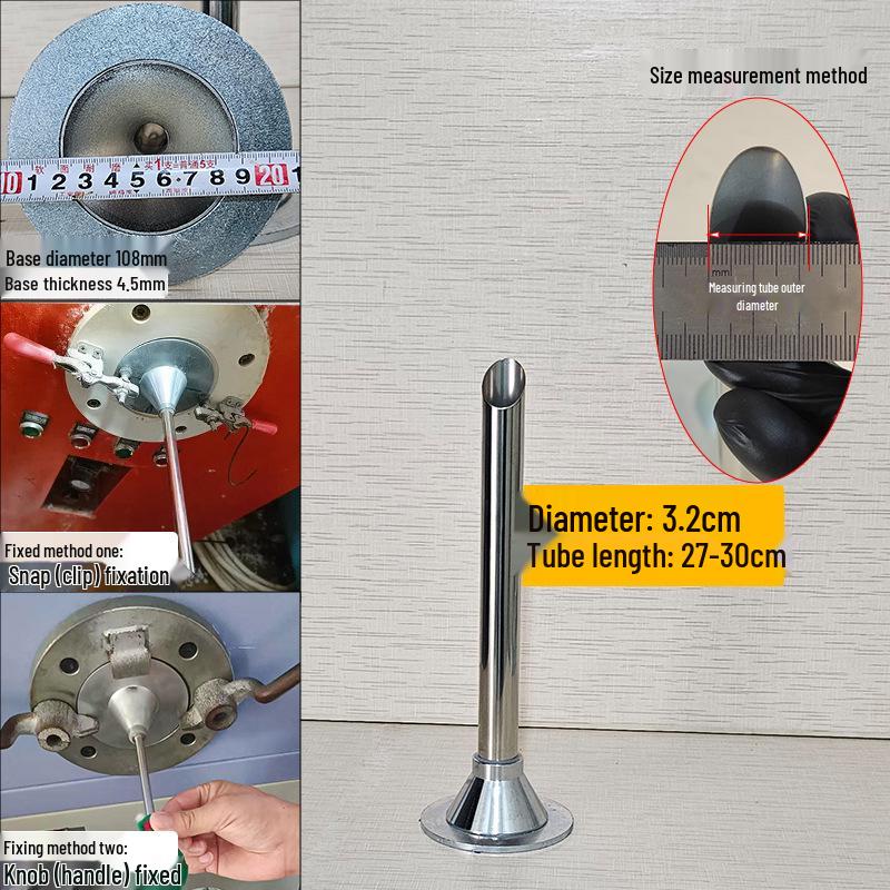 Cotton Filling Machine Accessories: Filling Tube, Small Down Nozzle, Horn, Switch, Air Nozzle, Filling Head.